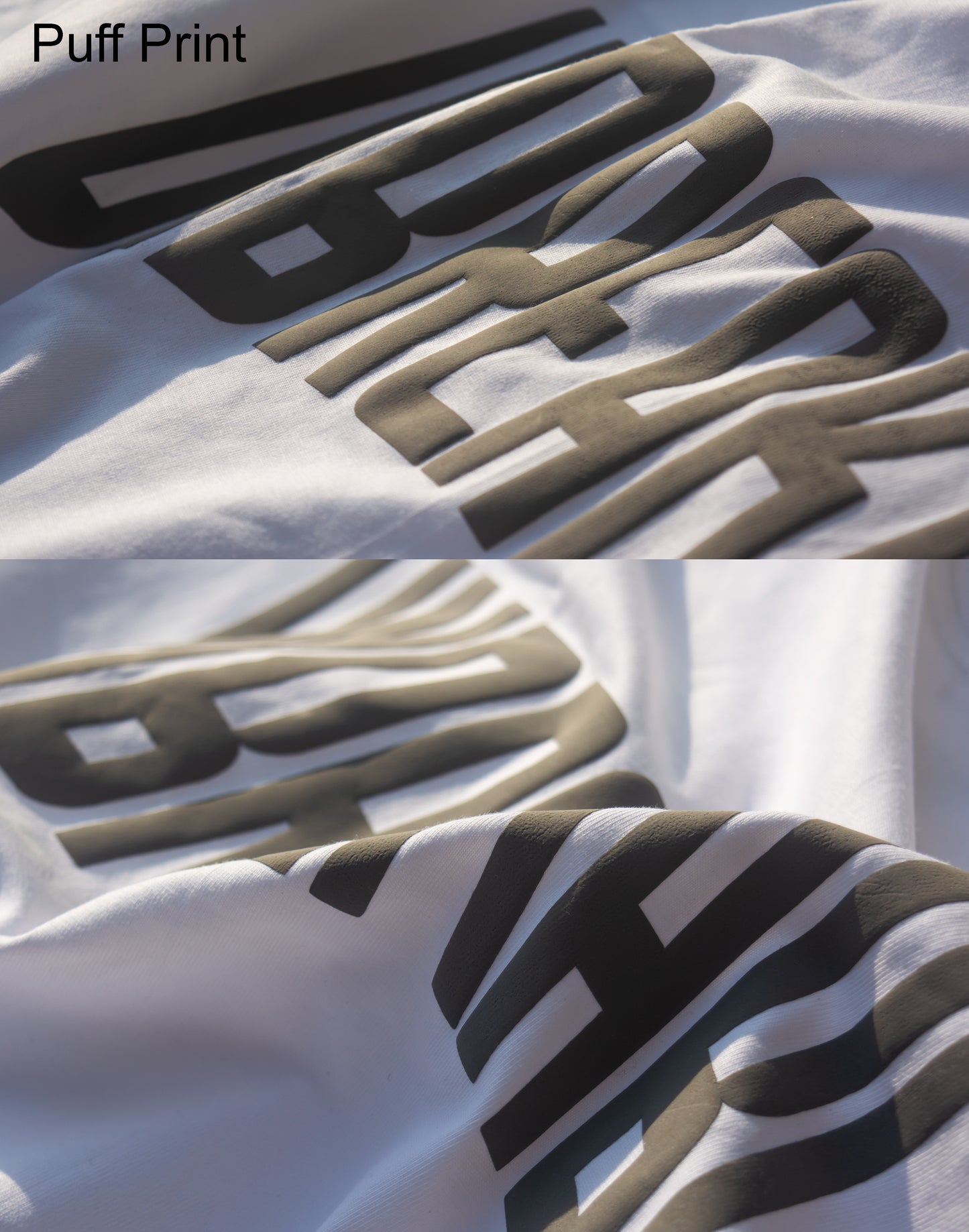 UNBREAKABLE TYPO PUFF PRINT OVERSIZED TSHIRT