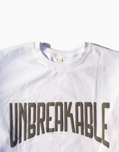 UNBREAKABLE TYPO PUFF PRINT OVERSIZED TSHIRT